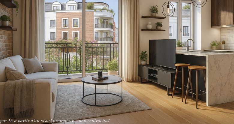 Achat / Vente immobilier neuf Goussainville à 7 min à pied du RER D (95190) - Réf. 13511