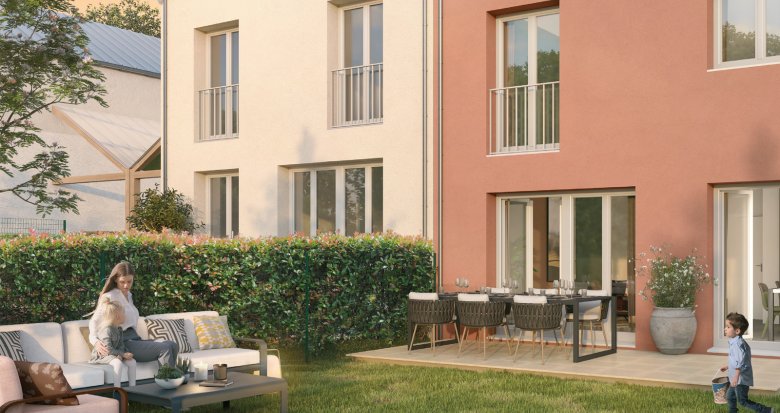 Achat / Vente immobilier neuf Guerville proche centre et à 10 min à pied du bus ligne N (78930) - Réf. 12882