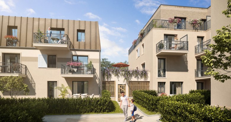 Achat / Vente immobilier neuf Hardricourt à 5 min à pied de la gare (78250) - Réf. 8083