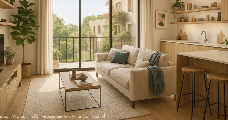 Achat / Vente immobilier neuf Hardricourt proche centre à 5 min à pied du Transilien J (78250) - Réf. 13568