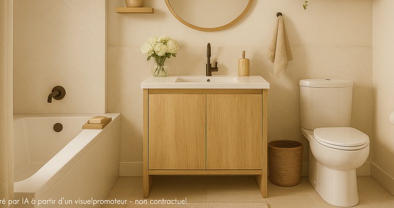 Achat / Vente immobilier neuf Hardricourt proche centre à 5 min à pied du Transilien J (78250) - Réf. 13568