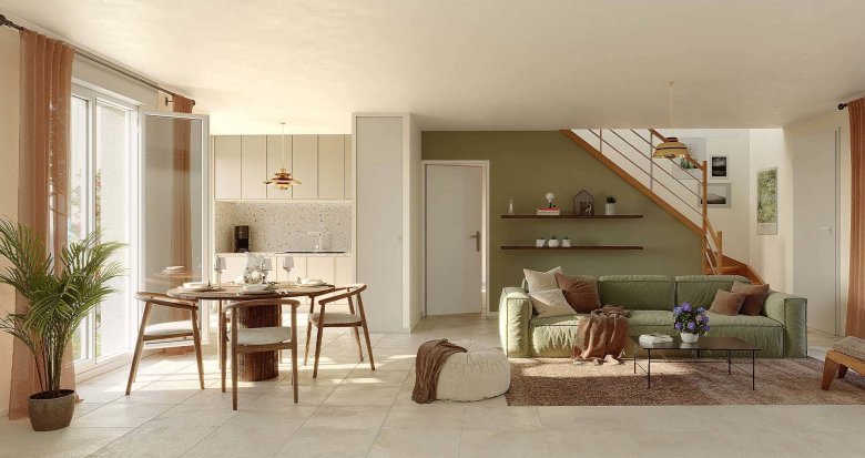 Achat / Vente immobilier neuf Houdan à 7 min à vélo de la gare Transilien N (78550) - Réf. 12390
