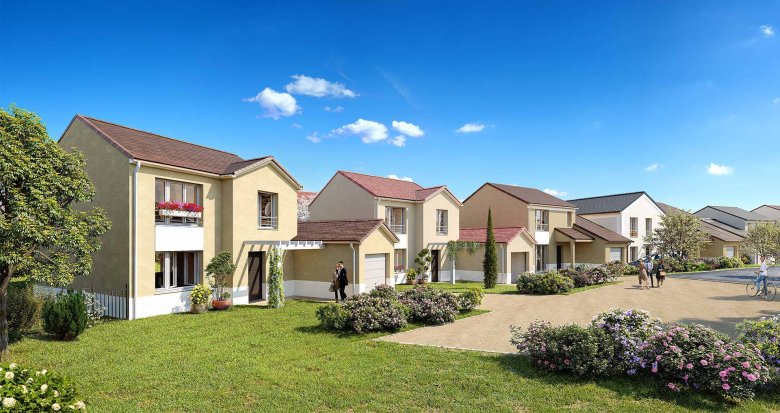 Achat / Vente immobilier neuf Houdan à 7 min à vélo de la gare Transilien N (78550) - Réf. 12390