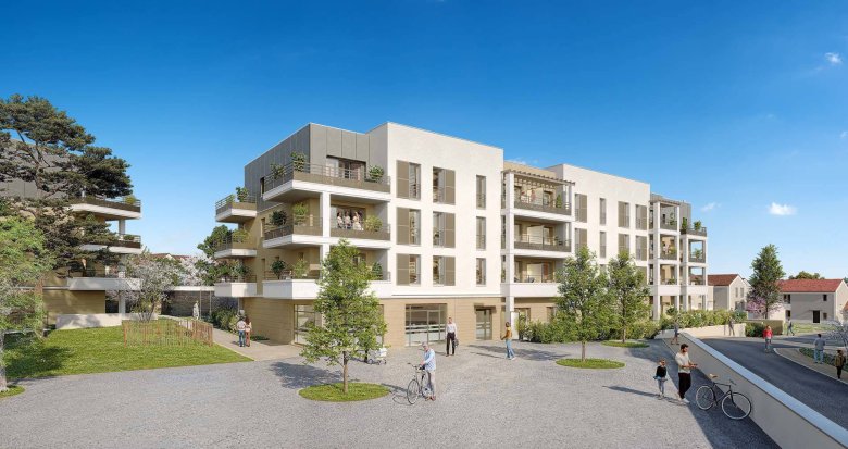 Achat / Vente immobilier neuf Houdan à 7 min à vélo de la gare Transilien N (78550) - Réf. 12390