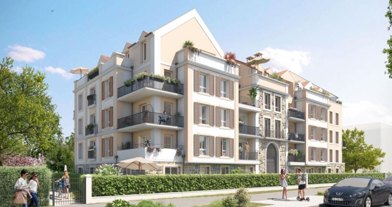 Achat / Vente immobilier neuf Igny quartier verdoyant à l’ambiance de village (91430) - Réf. 8665