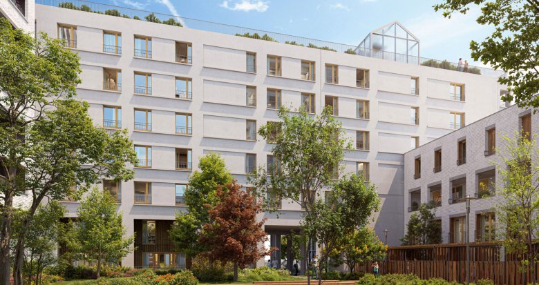 Achat / Vente immobilier neuf Ivry-sur-Seine à deux pas des rives de la Seine et RER C à 850m (94200) - Réf. 13320