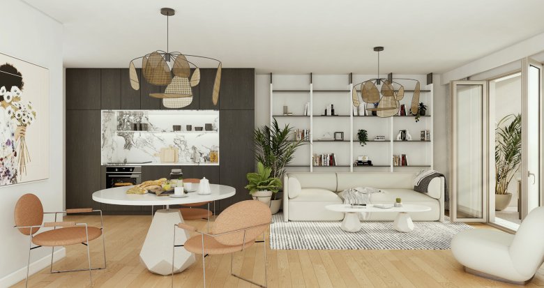 Achat / Vente immobilier neuf Jouy-en-Josas à 200m de la gare Transilien V et RER C (78350) - Réf. 13230