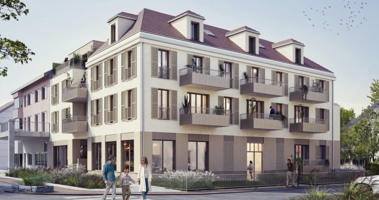 Achat / Vente immobilier neuf Jouy-en-Josas à 200m de la gare Transilien V et RER C (78350) - Réf. 13230