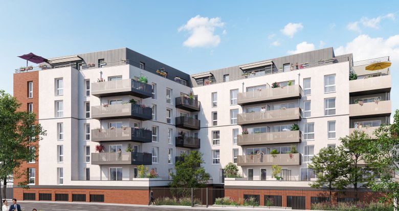 Achat / Vente immobilier neuf Juvisy-sur-Orge à 5 minutes à pied de la gare RER Juvisy (91260) - Réf. 8238