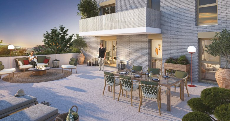 Achat / Vente immobilier neuf La Courneuve à 4 min du métro 7 et du tramway T1 (93120) - Réf. 13351