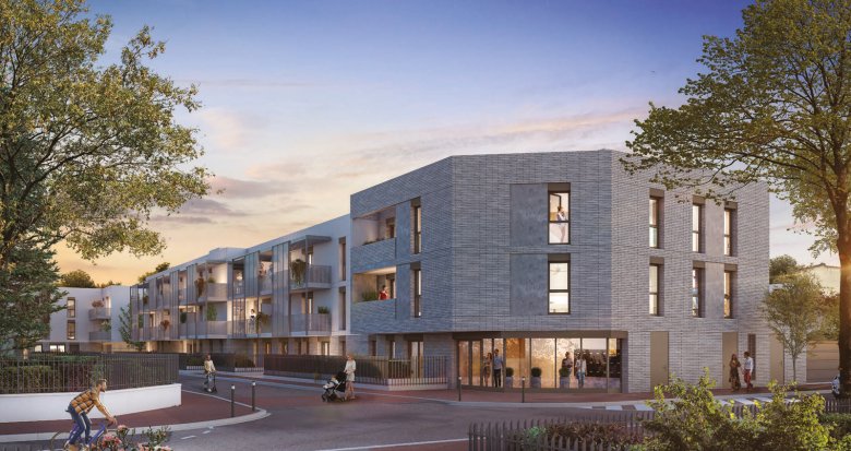 Achat / Vente immobilier neuf La Courneuve à 4 min du métro 7 et du tramway T1 (93120) - Réf. 13351