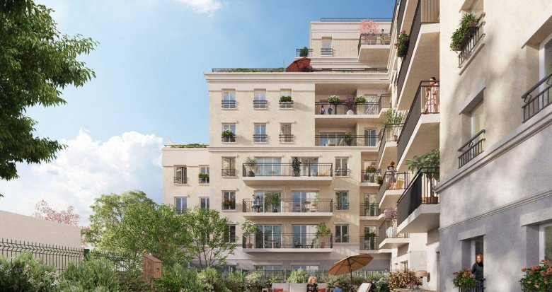 Achat / Vente immobilier neuf Le Blanc-Mesnil à 3 minutes à pied du futur METRO Ligne 17 (93150) - Réf. 8960