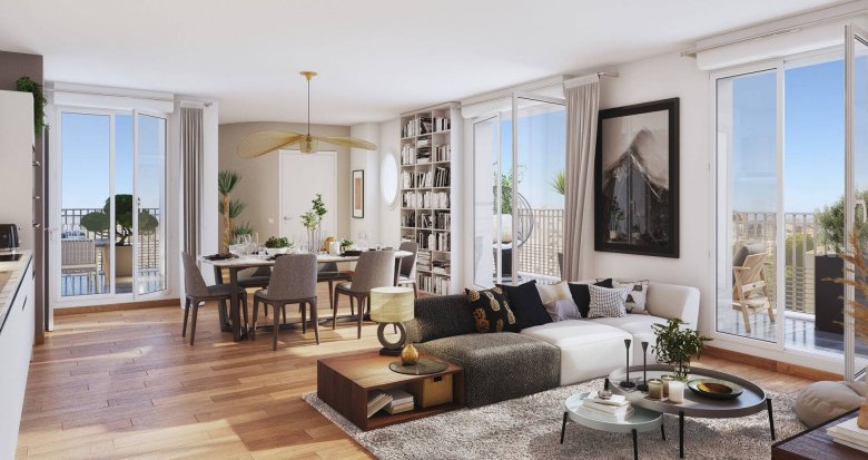 Achat / Vente immobilier neuf Le Blanc-Mesnil quartier résidentiel proche commodités (93150) - Réf. 7785