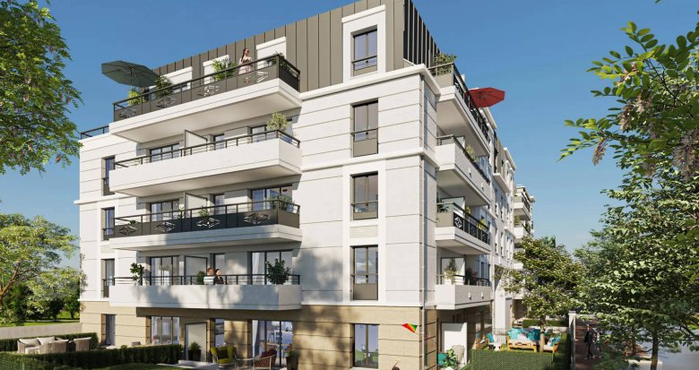 Achat / Vente immobilier neuf Le Perreux-sur-Marne à 12 min du RER E (94170) - Réf. 7424