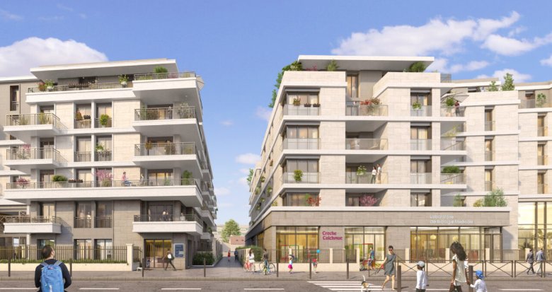 Achat / Vente immobilier neuf L'Haÿ-les-Roses quartier Paul Hochart proche future ligne 14 (94240) - Réf. 8733