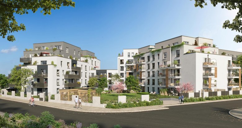 Achat / Vente immobilier neuf Meaux entre le centre-ville et le parc du Pâtis (77100) - Réf. 8485