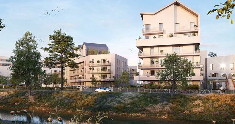 Achat / Vente immobilier neuf Meaux proche des berges du Canal de l’Ourcq (77100) - Réf. 12769