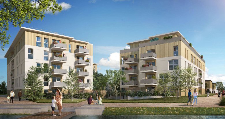 Achat / Vente immobilier neuf Melun éco-quartier proche commerces (77000) - Réf. 6838