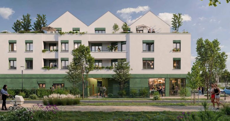 Achat / Vente immobilier neuf Melun écoquartier Wood à 600 m de la future station TZEN 2 (77000) - Réf. 12367