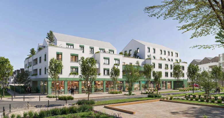 Achat / Vente immobilier neuf Melun écoquartier Wood à 600 m de la future station TZEN 2 (77000) - Réf. 12367