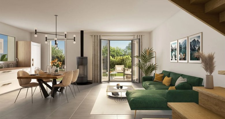 Achat / Vente immobilier neuf Méry-sur-Oise à 350m de la gare du Transilien H (95540) - Réf. 13234