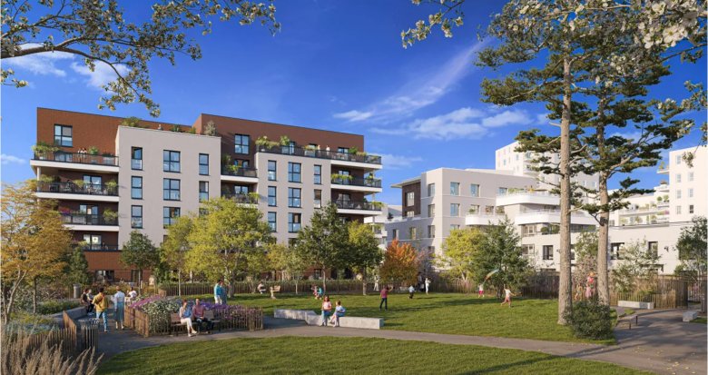 Achat / Vente immobilier neuf Montigny-lès-Cormeilles écoquartier proche de la gare (95370) - Réf. 13309