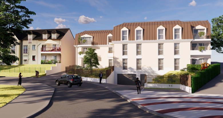 Achat / Vente immobilier neuf Moussy-le-Vieux à 7 min à pied du centre-bourg (77230) - Réf. 12473