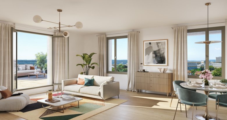 Achat / Vente immobilier neuf Nanterre à 10 min à pied du tram T2 (92000) - Réf. 12711