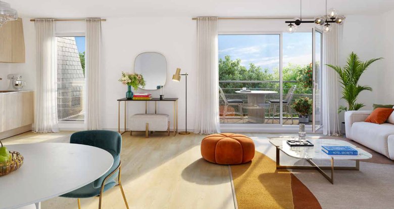 Achat / Vente immobilier neuf Neuilly-Plaisance à 12 min à pied du RER A (93360) - Réf. 12833
