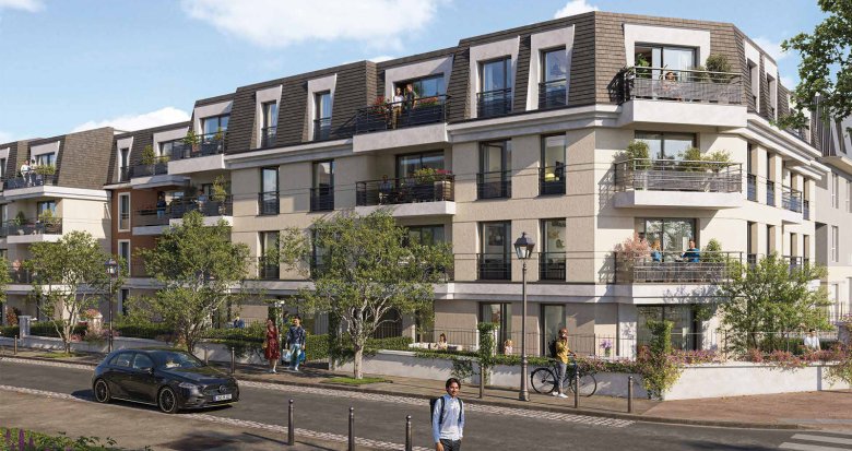Achat / Vente immobilier neuf Neuilly-Plaisance à 12 min à pied du RER A (93360) - Réf. 12833
