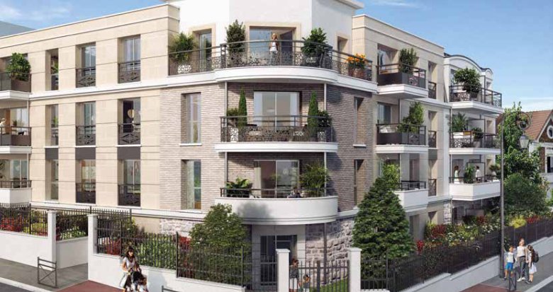 Achat / Vente immobilier neuf Neuilly-Plaisance à 15 min à pied du RER E et A (93360) - Réf. 6768