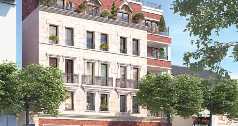 Achat / Vente immobilier neuf Nogent-sur-Marne à 500 m de la gare RER (94130) - Réf. 12253