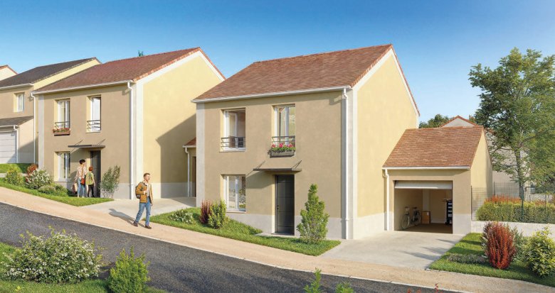 Achat / Vente immobilier neuf Ollainville maison neuves à 10 min à pied du RER C (91290) - Réf. 13655