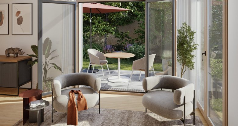 Achat / Vente immobilier neuf Orly écoquartier Chemin des Carrières à 5 min à pied du RER C (94310) - Réf. 12999