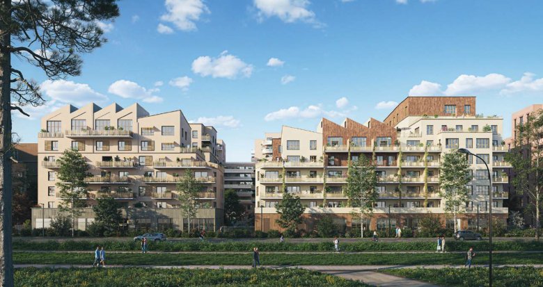Achat / Vente immobilier neuf Orly quartier Parc en Scène proche métro 14 et RER C (94310) - Réf. 13240