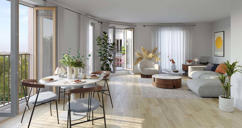 Achat / Vente immobilier neuf Pantin à 15 min à pied du métro 5 (93500) - Réf. 12402