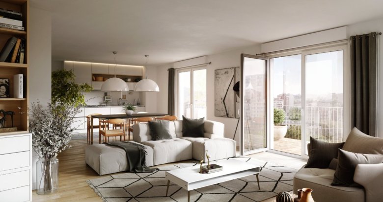 Achat / Vente immobilier neuf Pantin à 8 min du métro 5 Église de Pantin (93500) - Réf. 7562