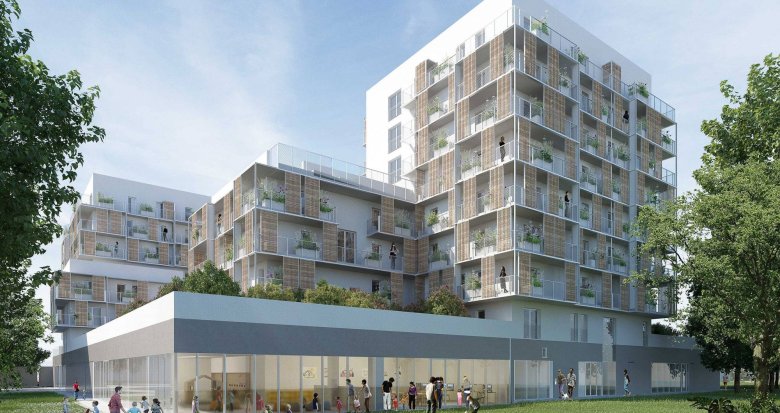 Achat / Vente immobilier neuf Ris-Orangis à 800m du RER D et à 5 min TZen 4 (91130) - Réf. 8262