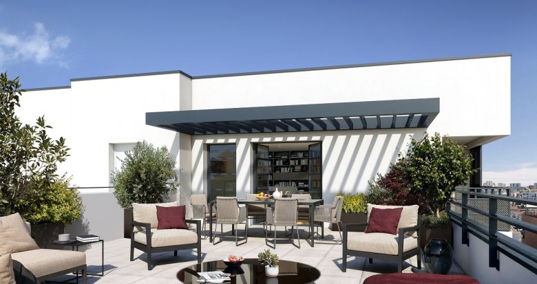 Achat / Vente immobilier neuf Romainville à 10 minutes à pied du métro 5 direction Paris (93230) - Réf. 12994