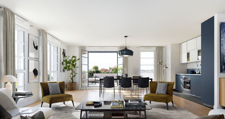 Achat / Vente immobilier neuf Romainville à 10 minutes à pied du métro 5 direction Paris (93230) - Réf. 12994