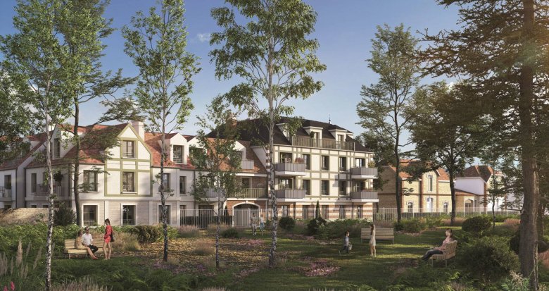Achat / Vente immobilier neuf Rosny-sur-Seine à 400 m de la gare transilien J et TER (78710) - Réf. 12418