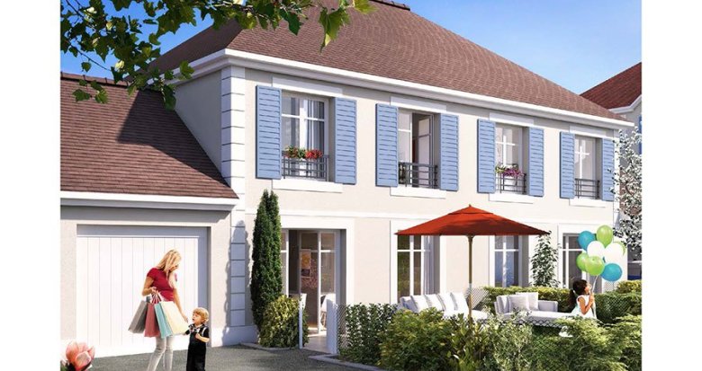 Achat / Vente immobilier neuf Rubelle quartier Les Trois Noyers (77950) - Réf. 1842