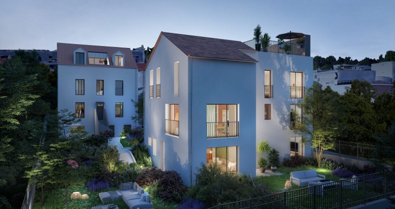 Achat / Vente immobilier neuf Rueil-Malmaison quartier calme avec vues sur Paris (92500) - Réf. 8412
