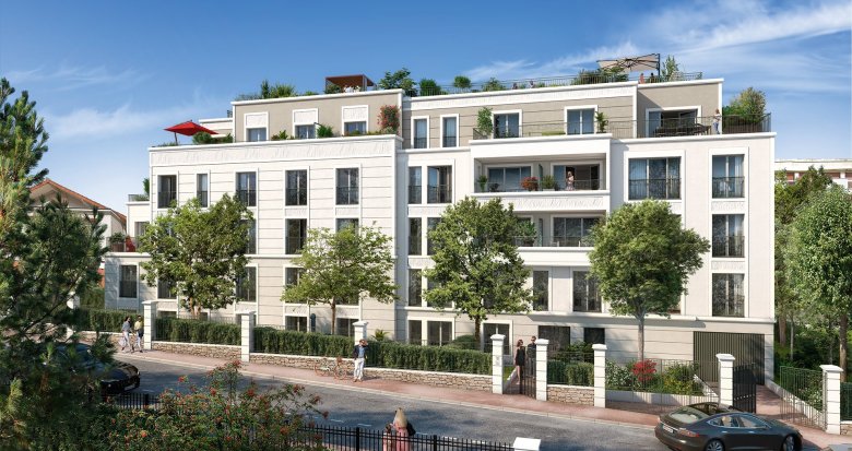 Achat / Vente immobilier neuf Saint-Cloud quartier Montretout à 10 min de la ligne L (92210) - Réf. 8299