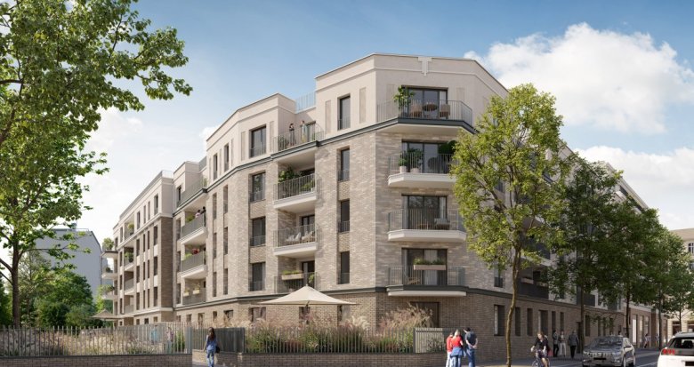 Achat / Vente immobilier neuf Saint-Ouen à 15 minutes à pied des métros 13, 14 et 4 (93400) - Réf. 13407