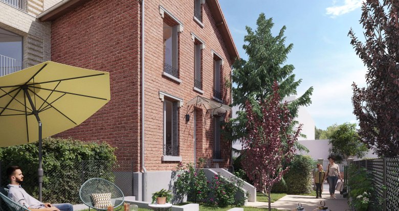 Achat / Vente immobilier neuf Saint-Ouen à 8 min à pied des métros 13 et 14 (93400) - Réf. 8949