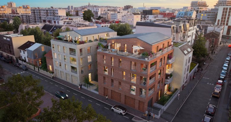 Achat / Vente immobilier neuf Saint-Ouen à 8 min à pied des métros 13 et 14 (93400) - Réf. 8949