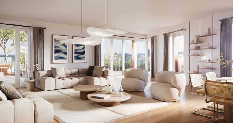 Achat / Vente immobilier neuf Saint-Ouen à seulement 13 min à pied du Métro 14 et RER C (93400) - Réf. 12952