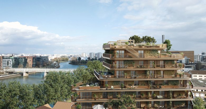Achat / Vente immobilier neuf Saint-Ouen à seulement 13 min à pied du Métro 14 et RER C (93400) - Réf. 12952