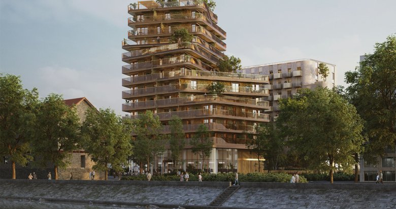 Achat / Vente immobilier neuf Saint-Ouen à seulement 13 min à pied du Métro 14 et RER C (93400) - Réf. 12952